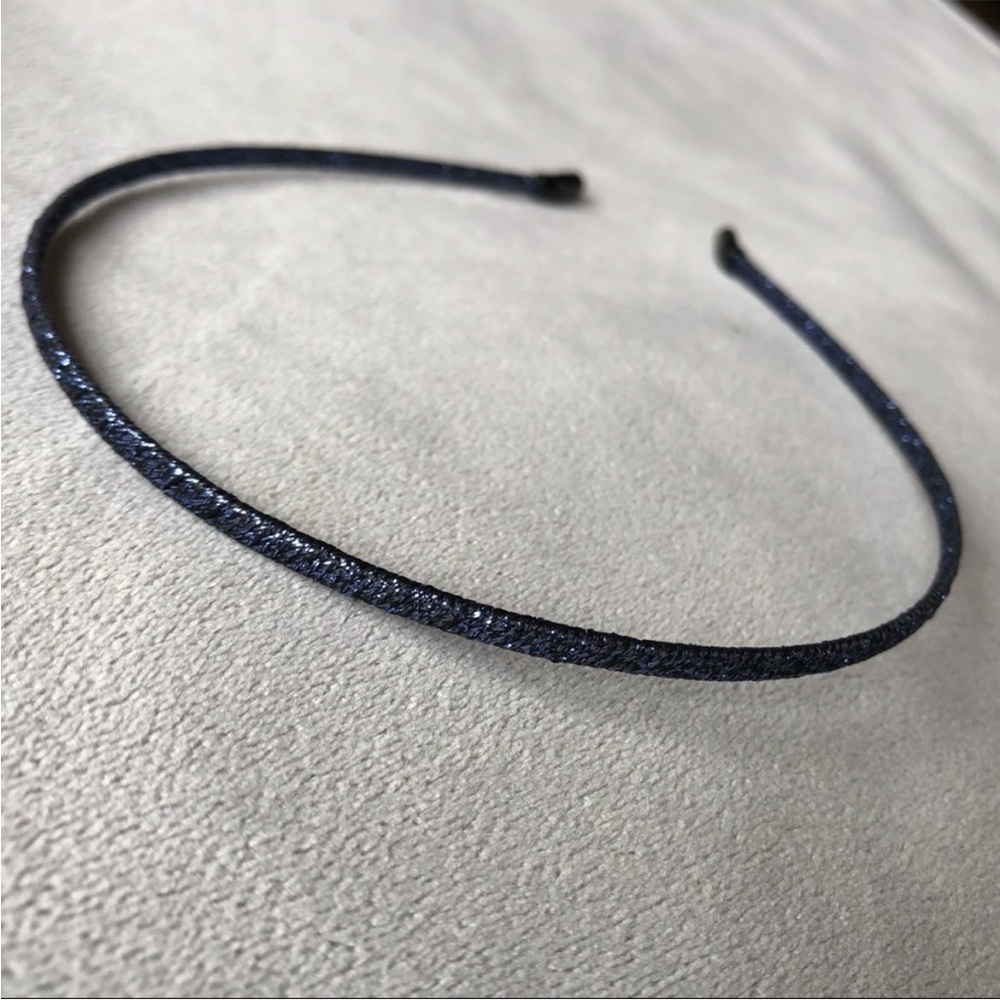 Navy Blue ~ Sparkly Thin Headband ~ Brand New!